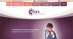 Desktop Screenshot of efors.fr