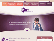 Tablet Screenshot of efors.fr